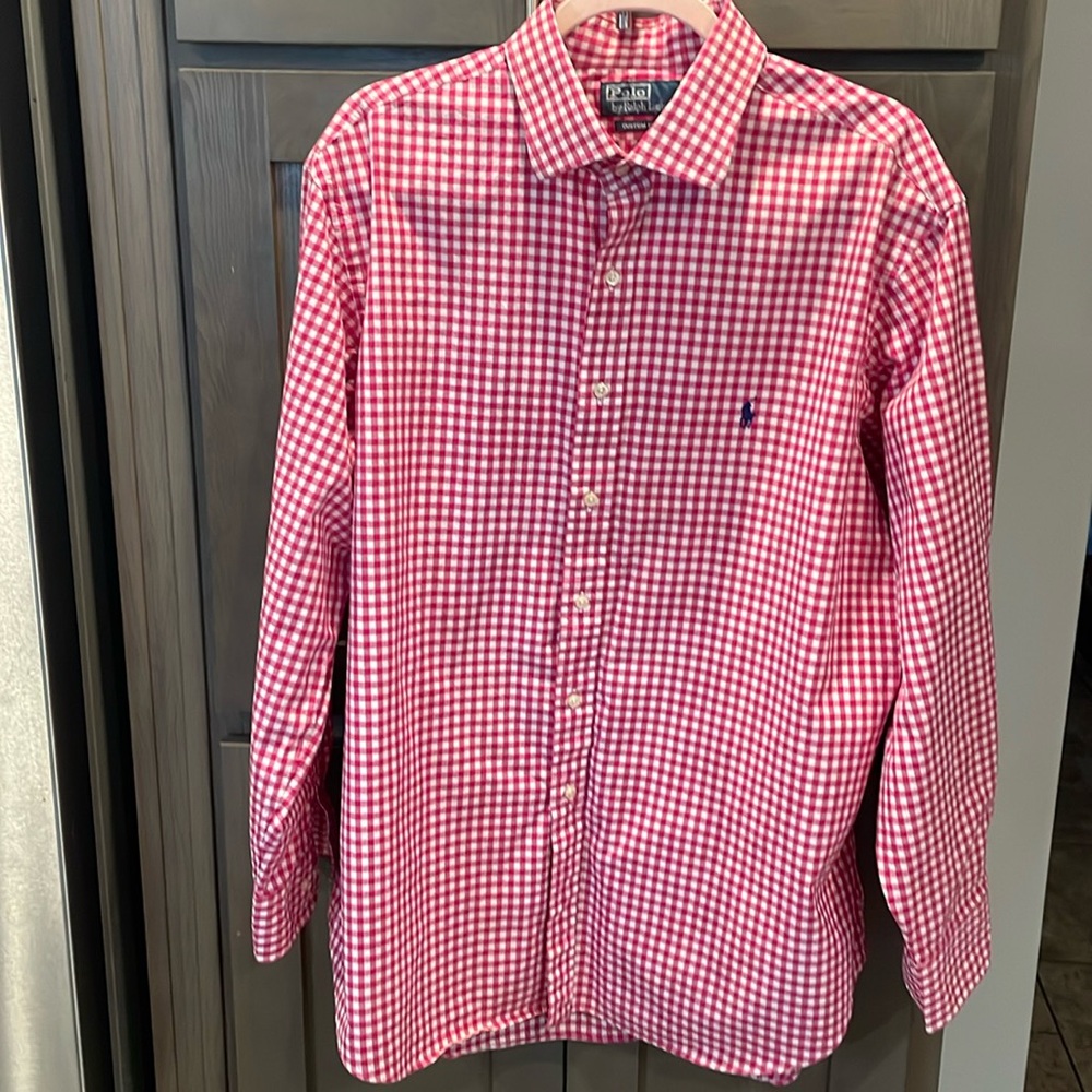 Polo by Ralph Lauren Men's Red Gingham Shirt